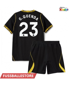 Günstige Chelsea Geovany Quenda #23 Auswärts Trikotsatzt Kinder 2026-27 Kurzarm (+ Kurze Hosen)